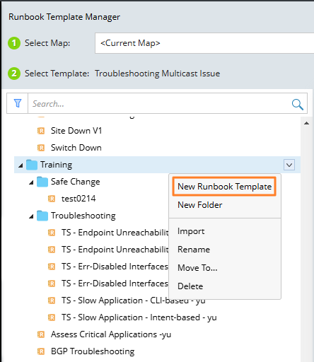 Runbook Template Editor
