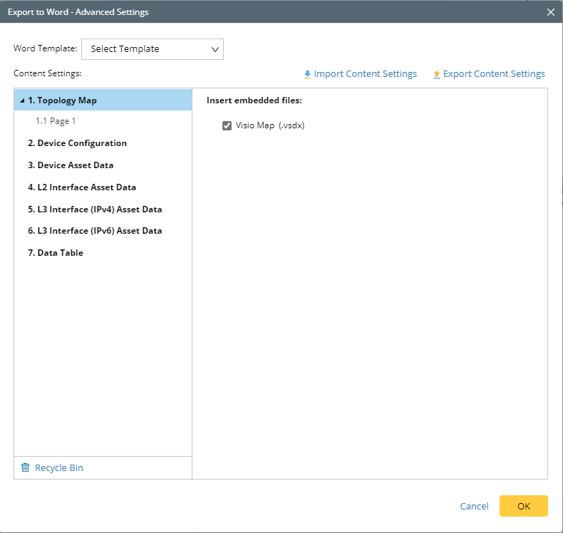 content-settings-for-exporting-map