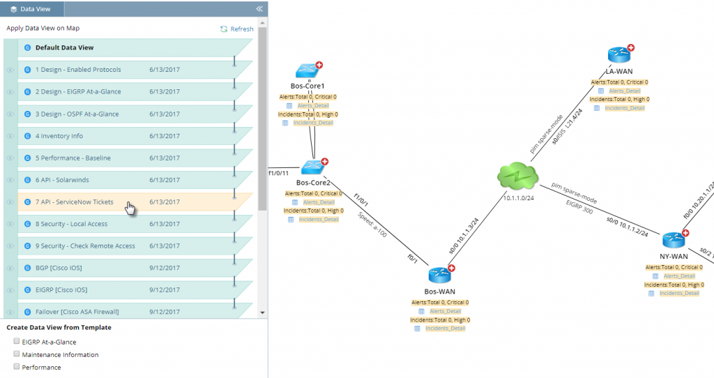 data view