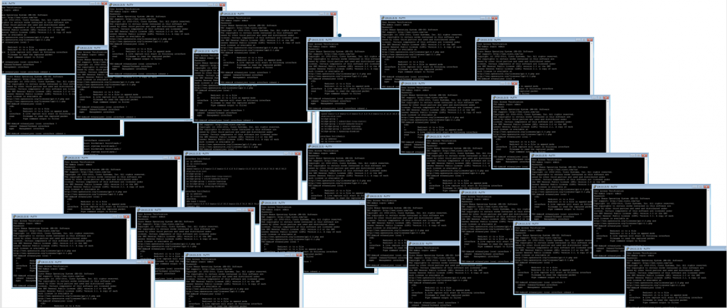 CLI screens