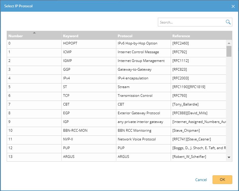 Configuraciones IP