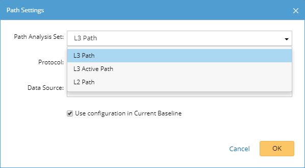 Paramètres de chemin