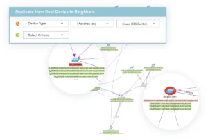 La herramienta de documentación de red adecuada proporciona una representación gráfica personalizada del área de interés, sin tener que recopilar datos de la CLI.